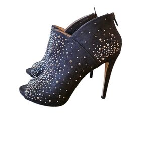 INC International Concepts Black Studded Heels
